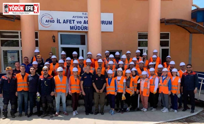 Aydın Gençlik ve Spor İl Müdürlüğü personelleri arama-kurtarma eğitimi aldı