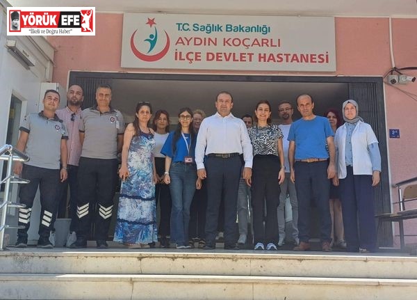 Aydın İl Sağlık Müdürü Şenkul Koçarlı’daki çalışmaları yerinde inceledi