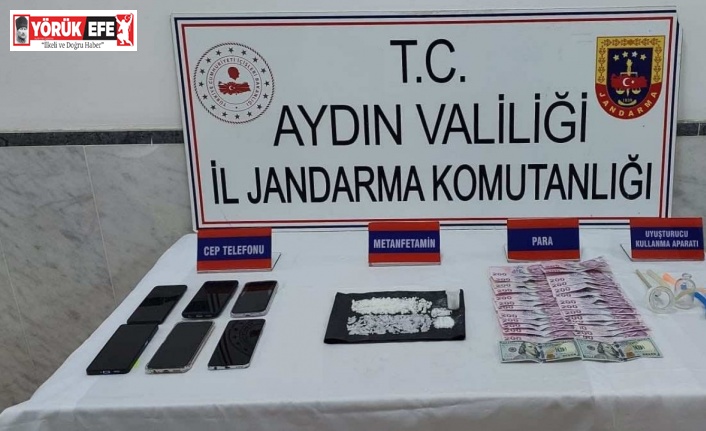 Aydın’a uyuşturucu sokmak isteyen şüpheliler jandarmaya takıldı