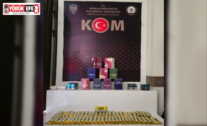 Aydın’da 90 adet elektronik sigara ele geçirildi