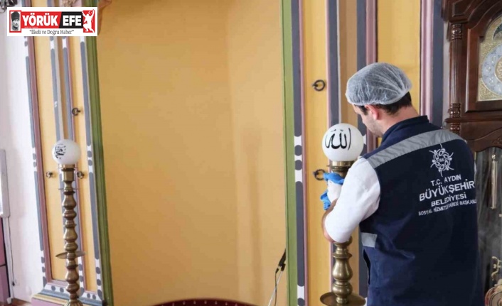 Aydın’da camiler bayrama hazır