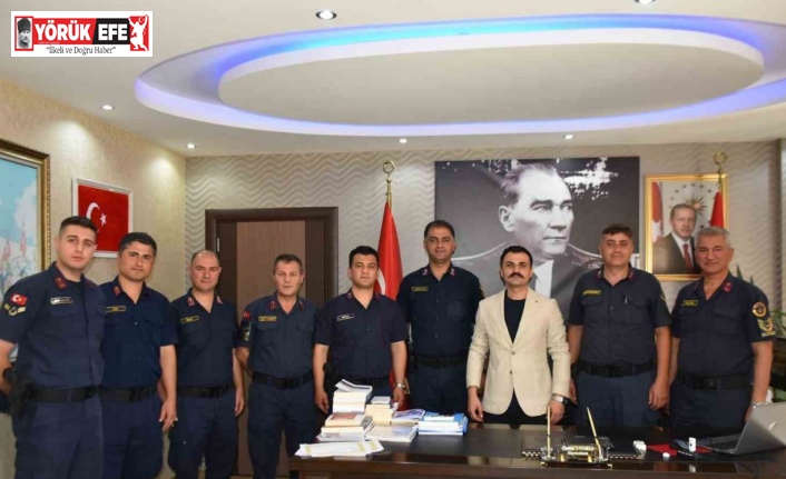 Jandarma personelleri Kaymakam Omurca ile görüştü