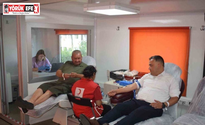 Kaymakam Gökçe kan bağışına dikkat çekti