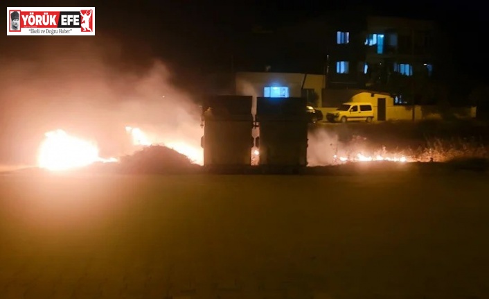 Köşk’te meydana gelen yangın paniğe neden oldu