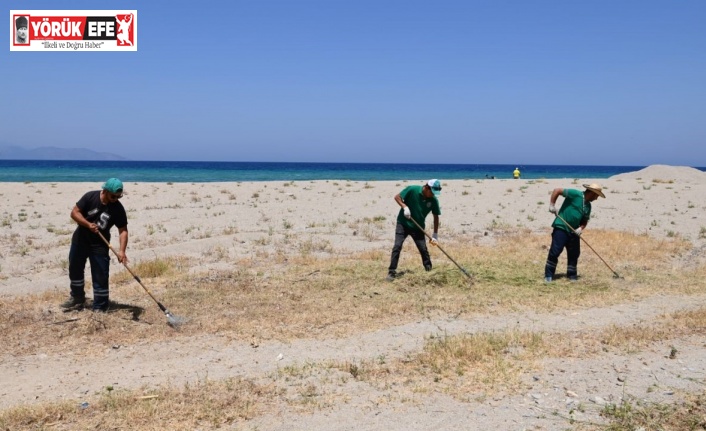 Kuşadası plajlarında detaylı bakım ve temizlik çalışması yapıldı