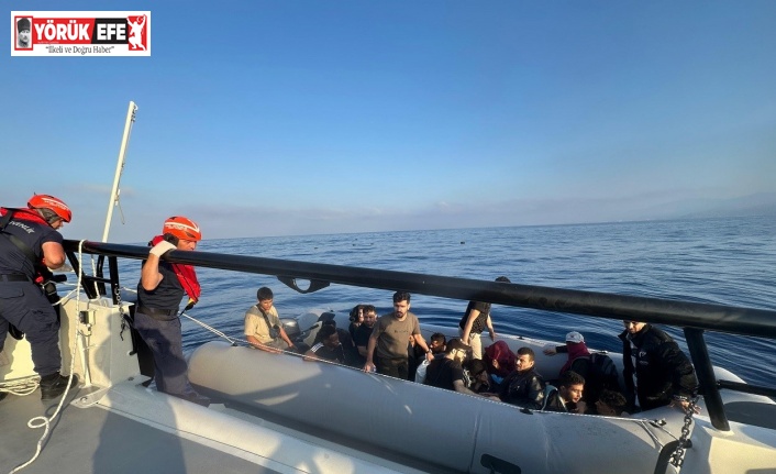 Kuşadası’nda 19 düzensiz göçmen kurtarıldı