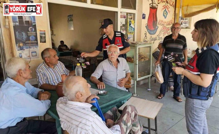 Kuyucak’ta jandarma orman yangınlarına dikkat çekti