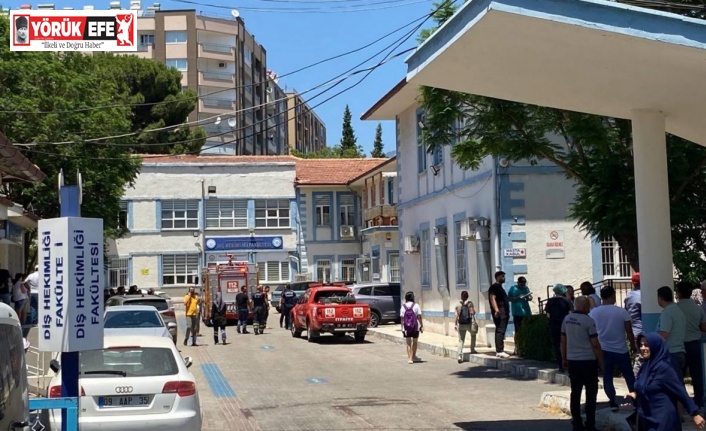 ADÜ Diş Hekimliği Fakültesi’nde yangın paniği