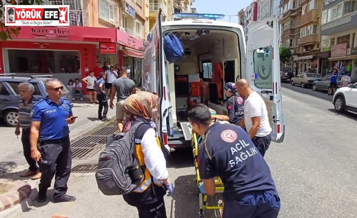 Aydın’daki kazada motosiklet sürücüsü yaralandı