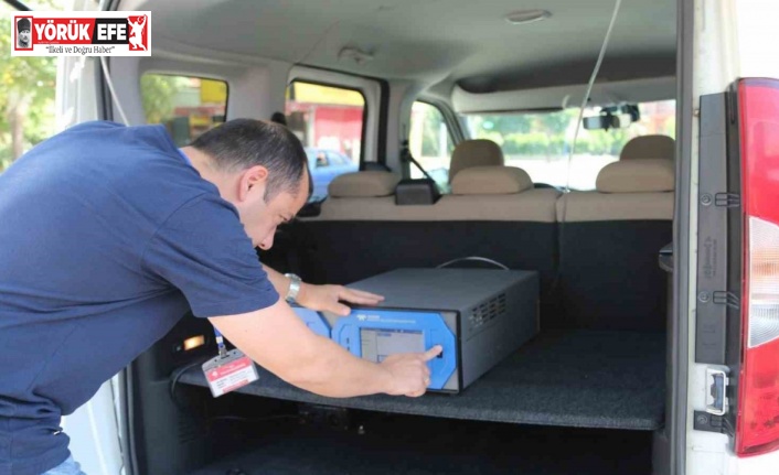 Efeler’in hava kalitesi ölçülüyor