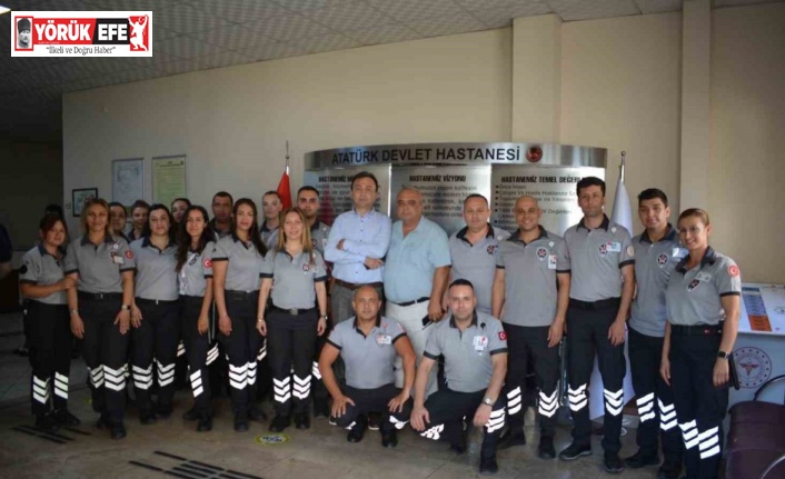 Hastanenin özel güvenlik görevlileri kahvaltıda buluştu