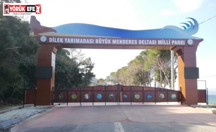 Kuşadası’nda Milli Park’ta yangına karşı tedbirler aldı