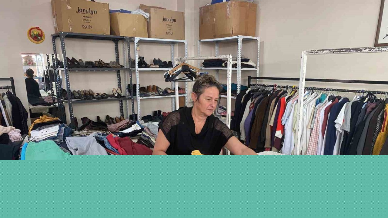 Söke’deki ihtiyaç sahipleri için ‘Giysi Bank’ hizmete devam ediyor