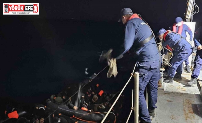 Aydın’da 33 düzensiz göçmen kurtarıldı