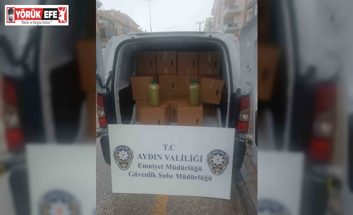 Aydın’da 850 litre tağşiş yağ ele geçirildi