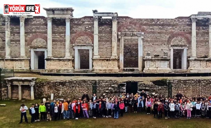Aydın’da ilkokul öğrencileri, Sosyal Bilgiler dersini tarihle buluşturdu