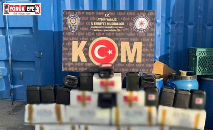 Aydında 220 litre etil alkol ele geçirildi