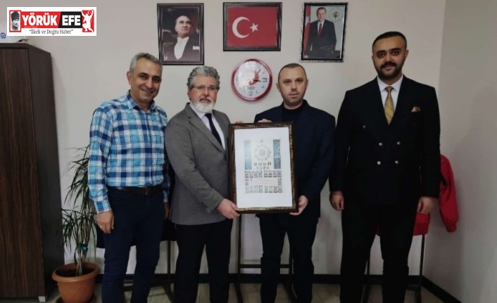 Bakan Danışmanı olan Rektör Yardımcısı İyem’e eski mesai arkadaşlarından ‘Hayırlı olsun’ ziyareti