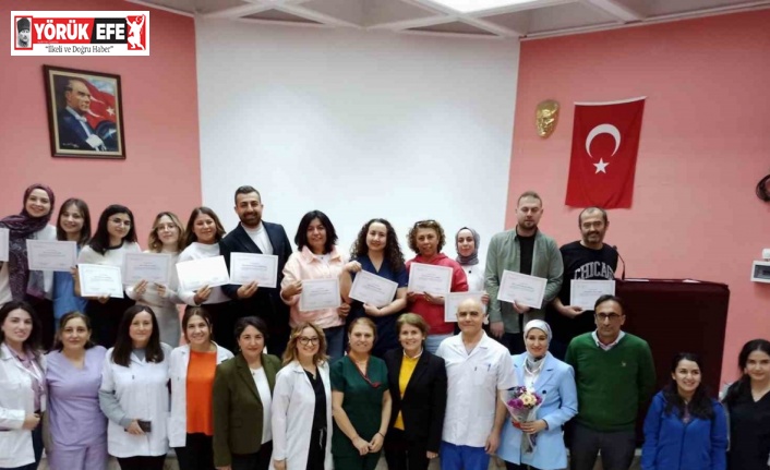Aydın Devlet Hastanesi’ndeki eğitim programı sona erdi