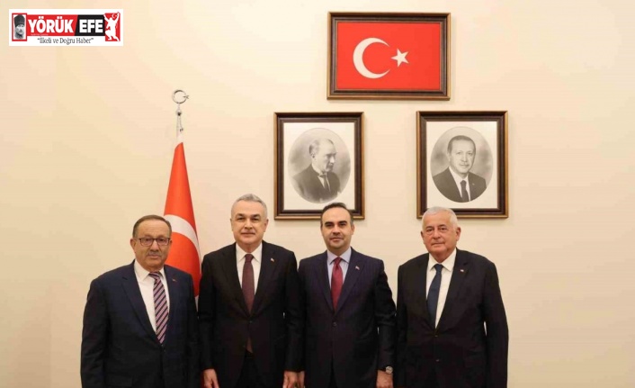 Aydın Ticaret Borsası heyeti Sanayi ve Teknoloji Bakanı Kacır’la görüştü