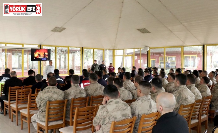 Aydın’da jandarma personeline orman yangını eğitimi