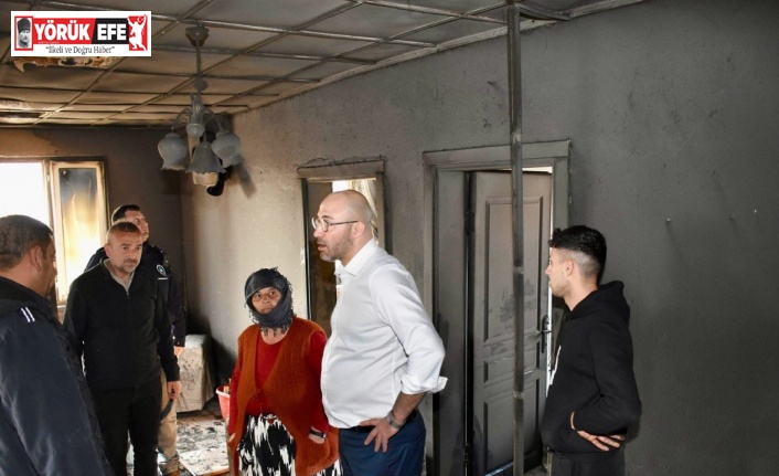 Başkan Zencirci yangın mağduru aile ile görüştü: "Gereken desteği sağlayacağız"