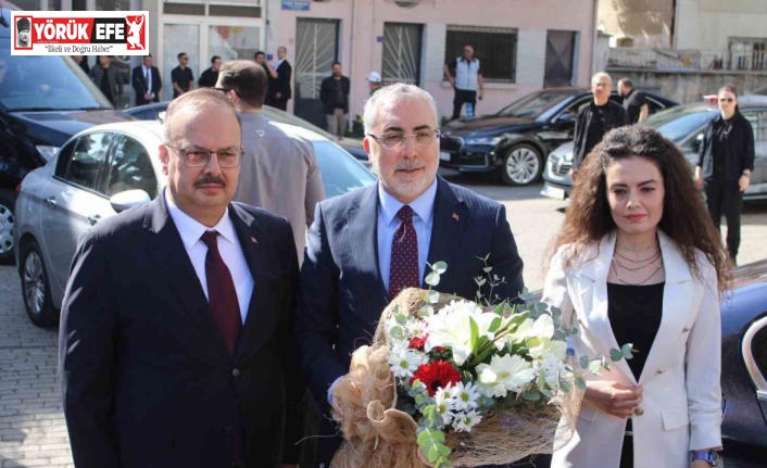 Çalışma ve Sosyal Güvenlik Bakanı Işıkhan, Vali Canbolat ile görüştü