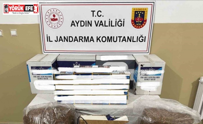 Efeler’de Jandarmadan kaçak tütün operasyonu
