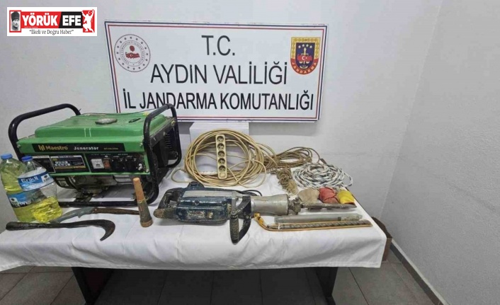 Kaçak kazı yaparken suçüstü yakalandılar
