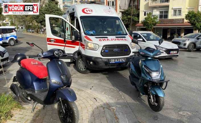 Motosikletler çarpıştı: 1 yaralı