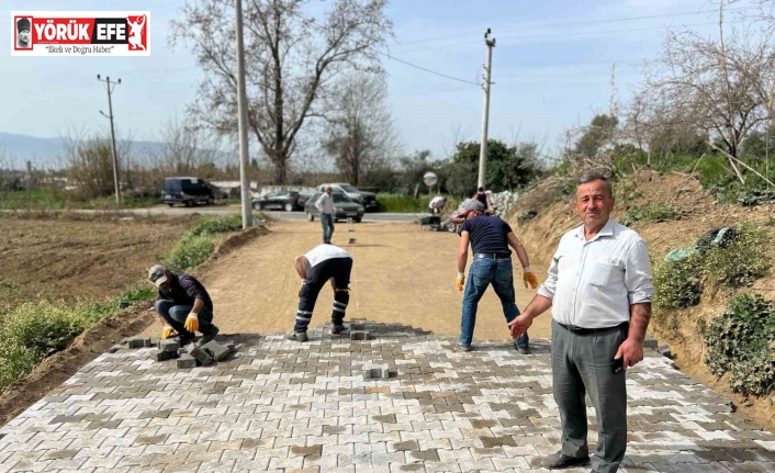 Nazilli Belediyesi Güzelköy Mahallesi’ndeki yol yapım çalışmasını tamamladı