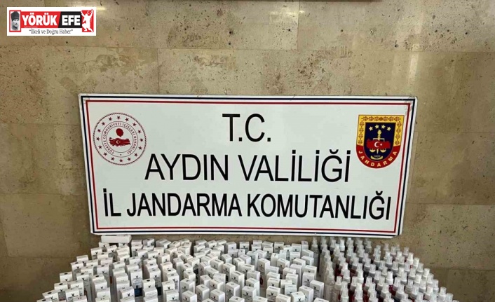 Piyasa değeri 1 milyon liranın üzerinde taklit parfüm ele geçirildi