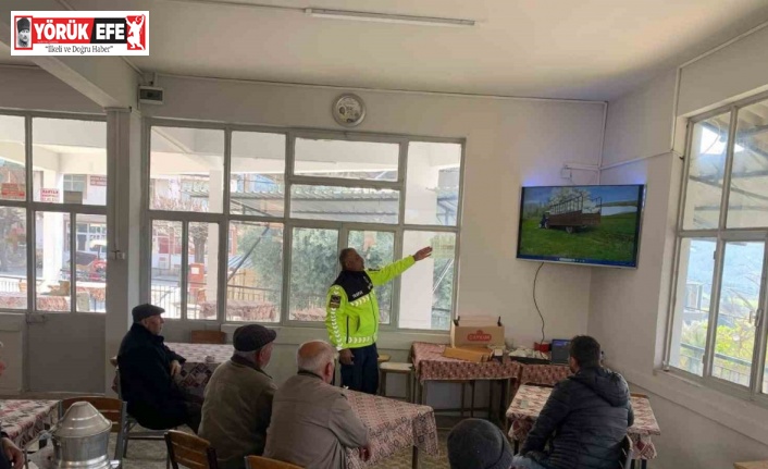 Traktör sürücüleri bilgilendirildi