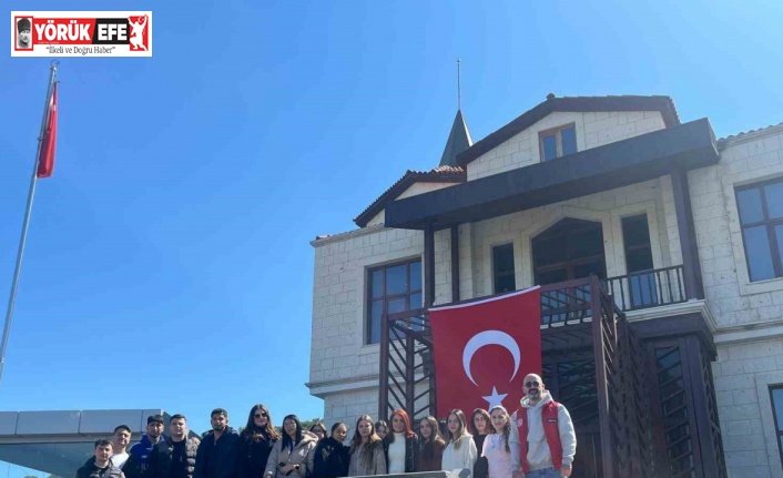 Üniversite öğrencileri tarihe yolculuk yaptı