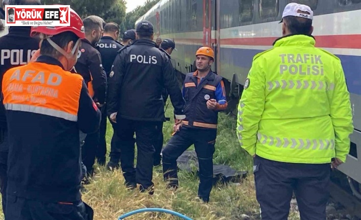 Aydın’da trenin çarptığı şahıs hayatını kaybetti