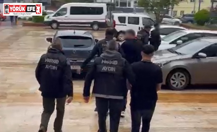 Aydın’da uyuşturucu operasyonu: 3 tutuklama