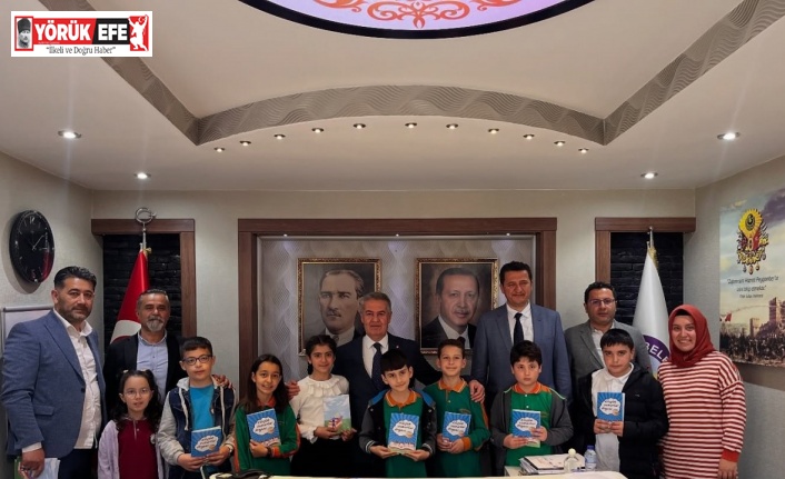 Başkan Erol küçük yazarları ağırladı