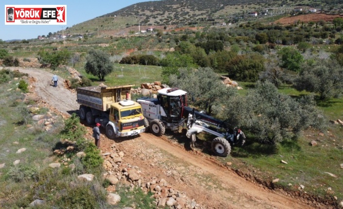 Bozdoğan’da arazi yolları bakıma alındı