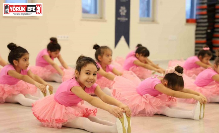 Büyükşehir’in kurslarıyla Aydınlı minikler bale öğreniyor