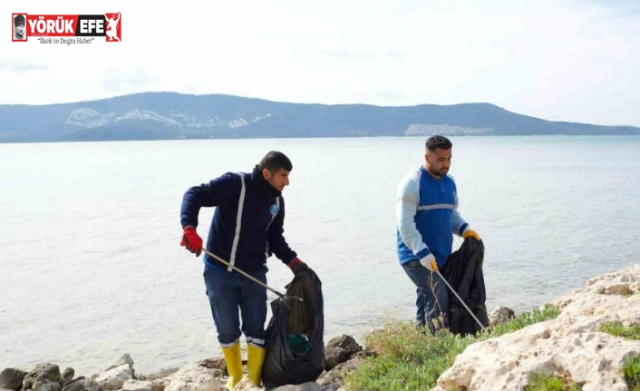 Didim Belediyesi sahilleri yaza hazırlıyor