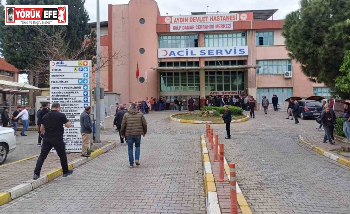 Hasta ziyaretine gelen aile üyeleri birbirine girdi