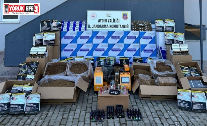 Jandarma ekipleri 1 milyon 135 bin makaron ele geçirdi