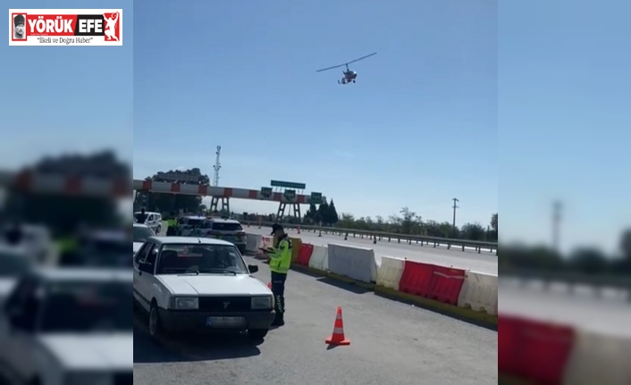 Jandarma havadan denetledi, kural tanımaz sürücüler kaçamadı