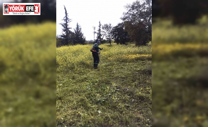 Karacasu Belediyesi’nden mezarlıklarda temizlik seferberliği