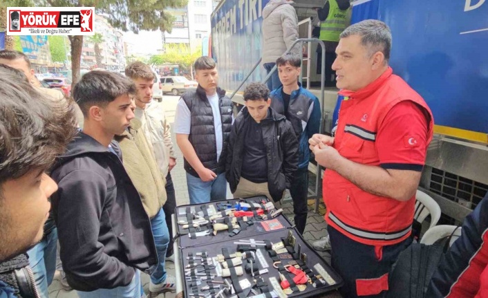 Nazilli’de deprem simülasyon eğitim tırı ilgi gördü