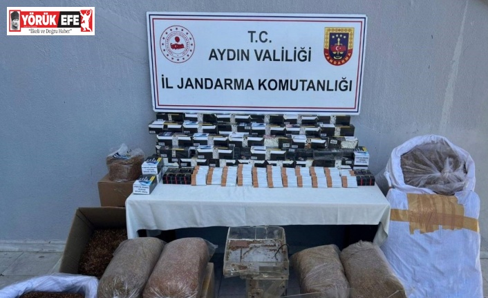 Aydın’da sahte tütün baskını: 1 gözaltı