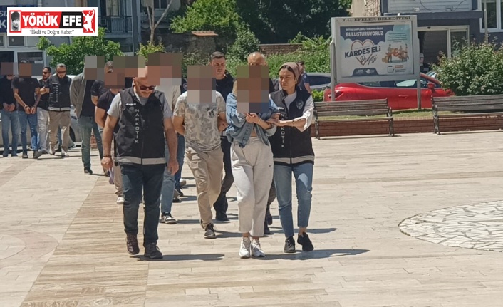 Aydın’da uyuşturucu operasyonu: 9 şüpheli yakalandı
