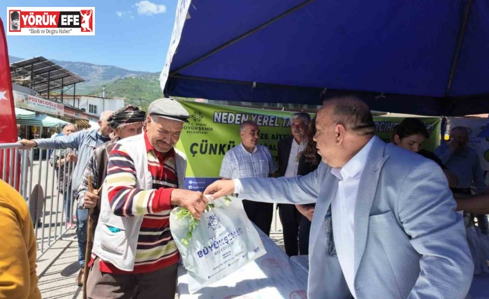 Bozdoğan’da vatandaşlara 25 bin fide dağıtıldı