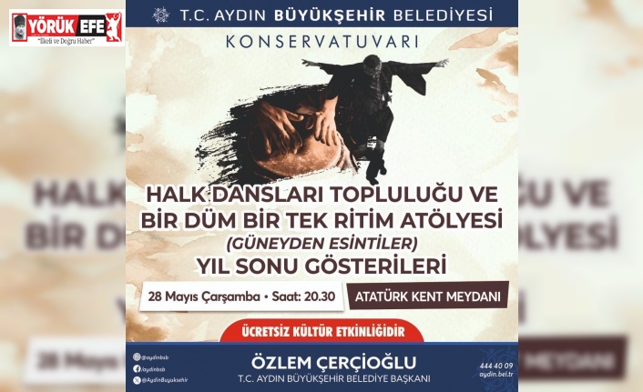 Büyükşehir konservatuvarından yıl sonu gösterisine davet