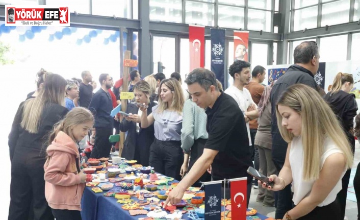 Büyükşehir’in özel öğrencileri, eserlerini görücüye çıkardı